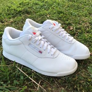 Reebok Women's Princess Sneaker,White,9.5 W